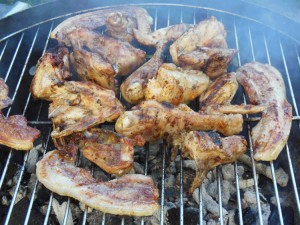 Poulet braisé cuit au barbecue
