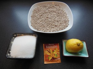 Bouillie de mil-Citron-sucre